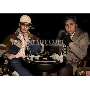 Hunter S Thompson Oscar Zeta Acosta Photograph 11 X 17 - Vegas 1971 Poster Print
